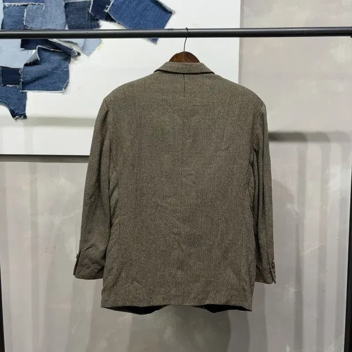 (100) 랑방 명품 빈티지 올드스쿨 캐시미어 블레이저 자켓 상품이미지3