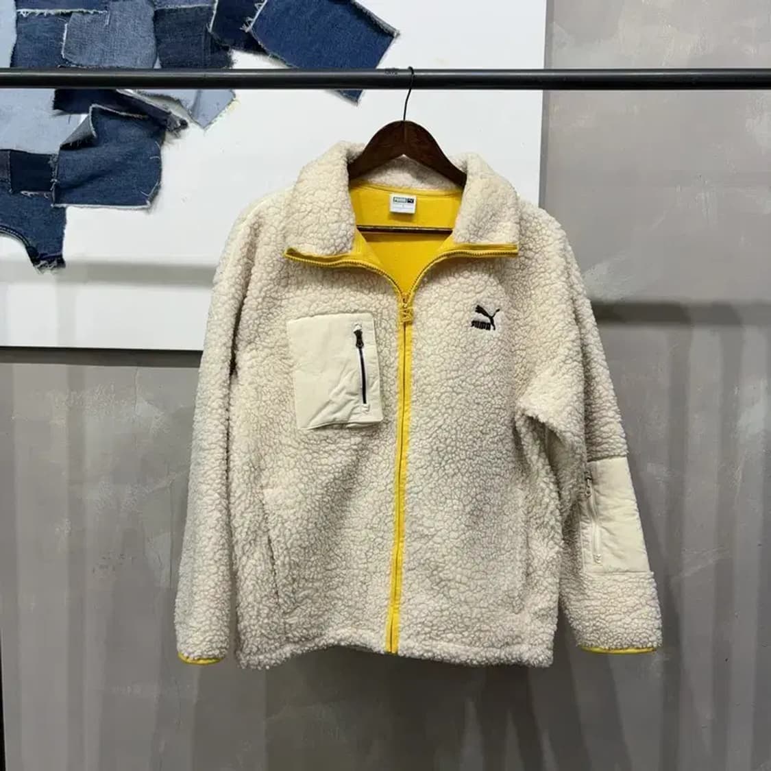 (90) 퓨마 캐주얼 쉐르파 양털 뽀글이 후리스 자켓 상품이미지1