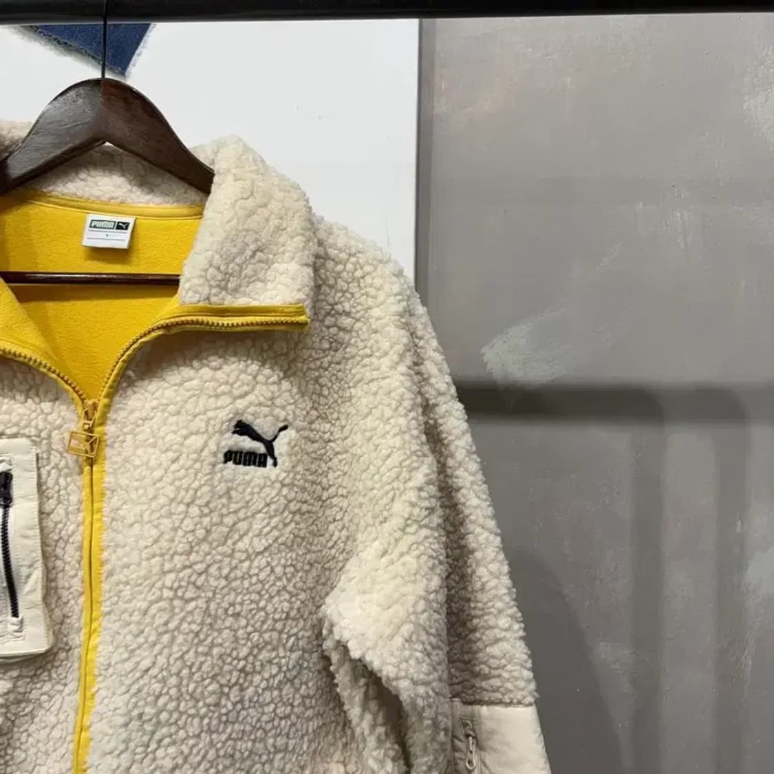 (90) 퓨마 캐주얼 쉐르파 양털 뽀글이 후리스 자켓 상품이미지3