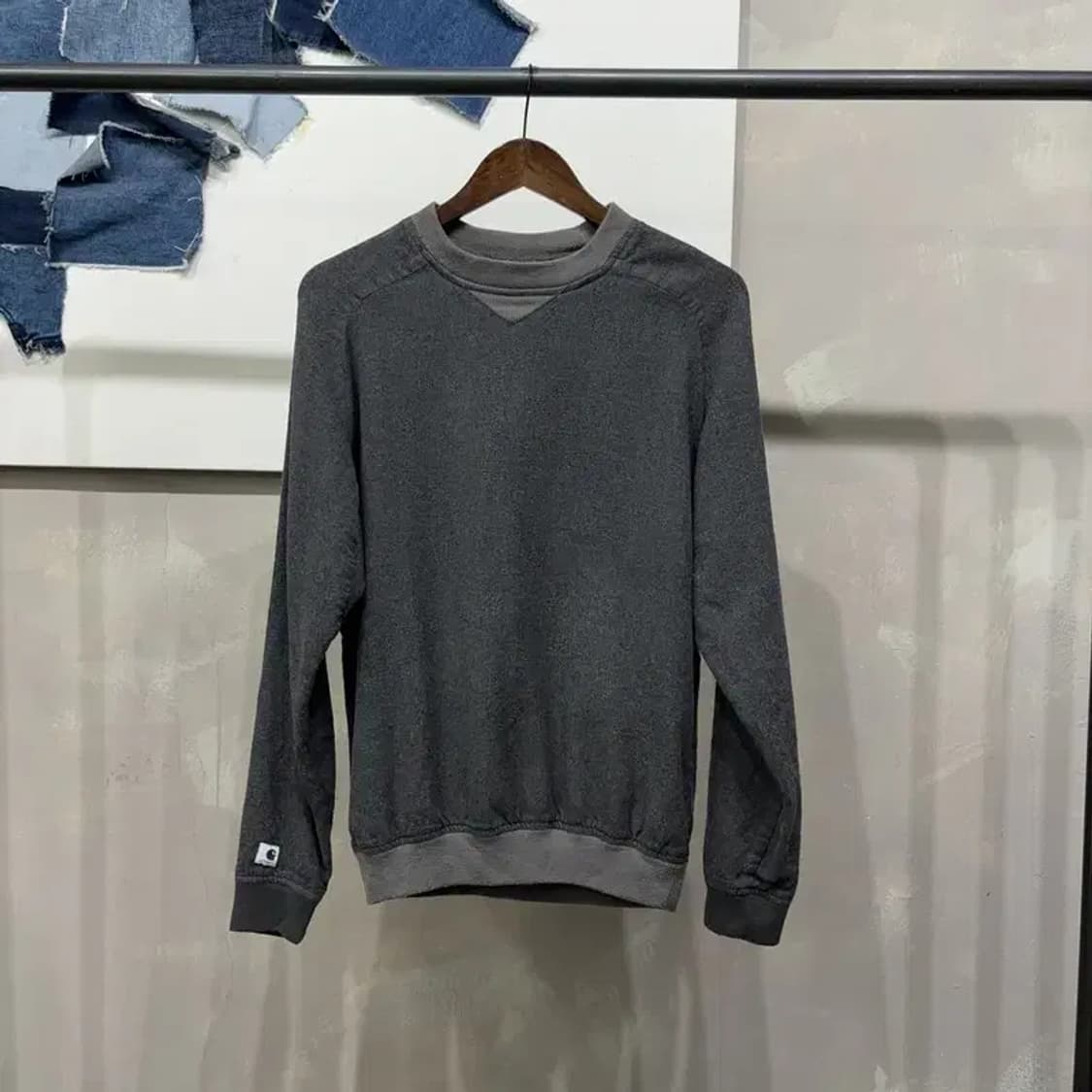 (95) 칼하트 아담키멜 스트릿 캐주얼 자수 맨투맨 긴팔 티 상품이미지1