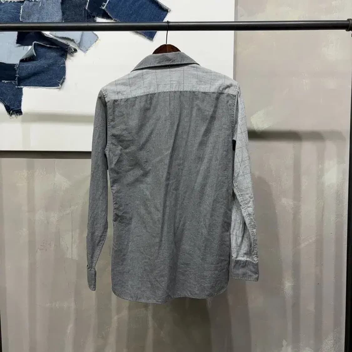 (95) 헤지스 캐주얼 클래식 배색 셔츠 남방 상품이미지4