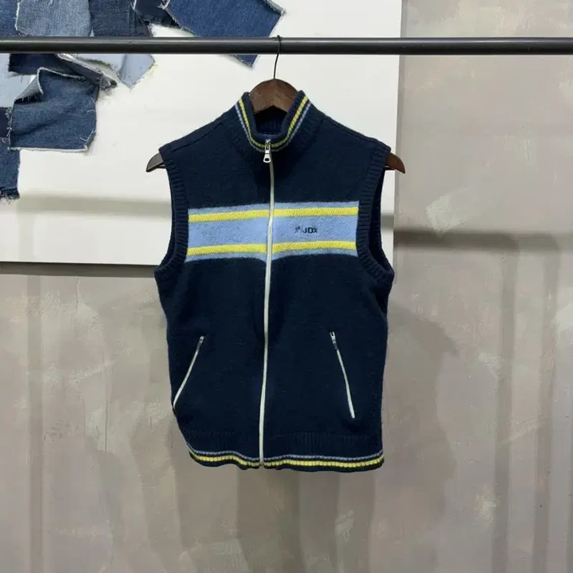 (95) JDX 여성 캐주얼 니트 방풍 니트 집업 자켓 상품이미지1