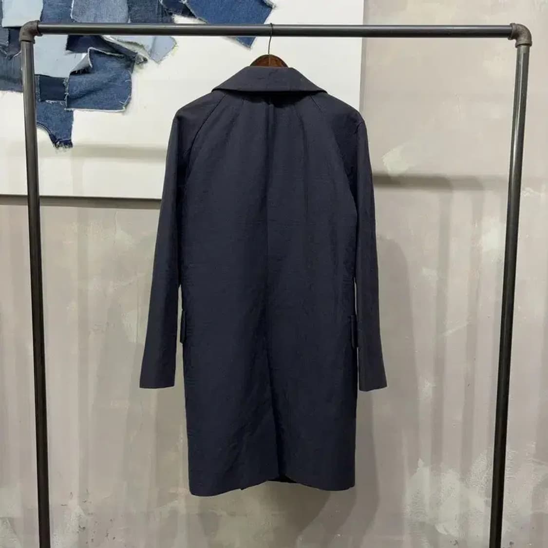 (100) 지오송지오 캐주얼 클래식 더블 롱코트 상품이미지4