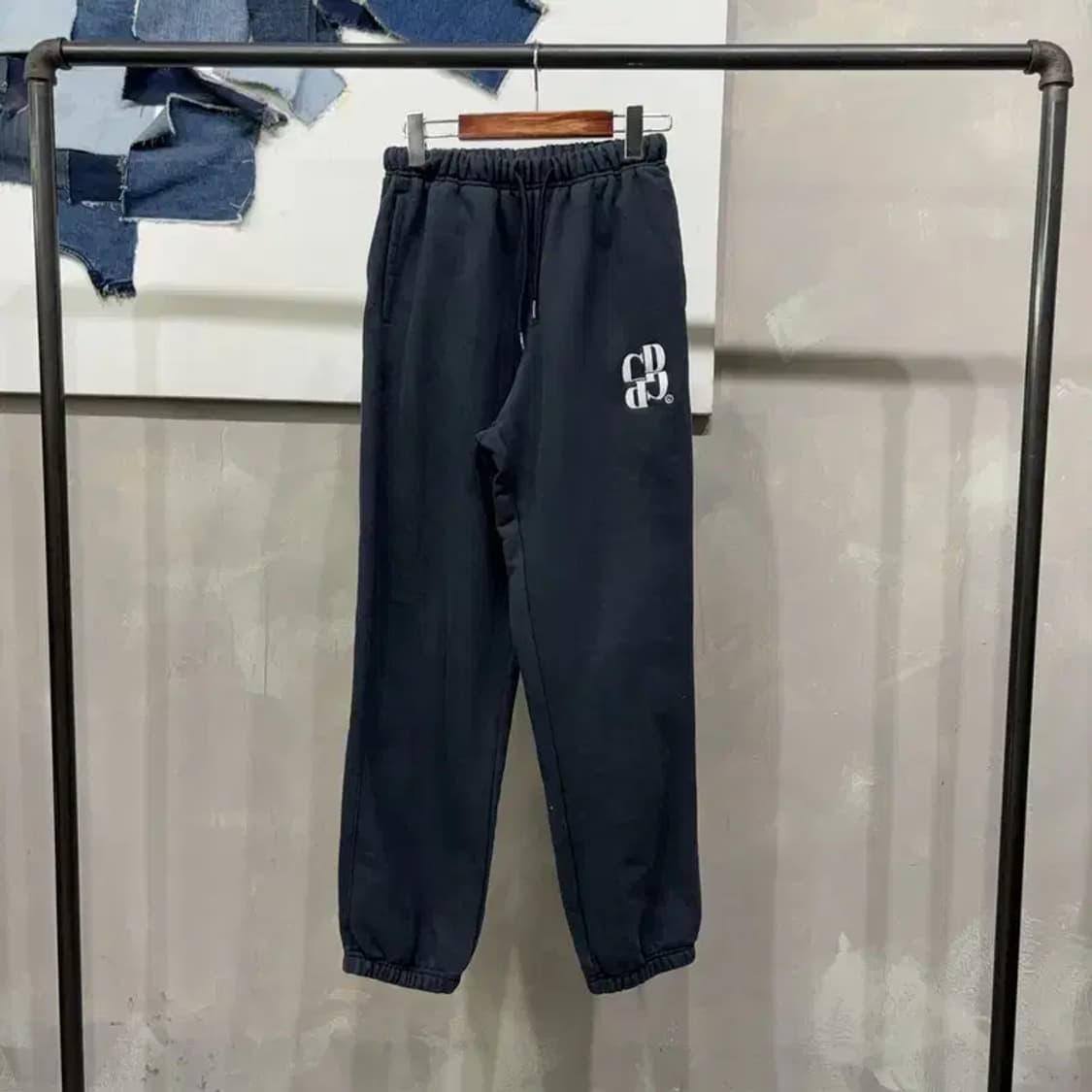 (25~27인치) 코드그라피 여성 스트릿 밴딩 조거팬츠 운동바지 상품이미지1