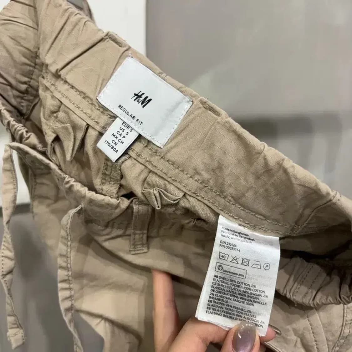 (27~29인치) H.M 흐앤므 여성 카고 밴딩 조거팬츠 바지 상품이미지5