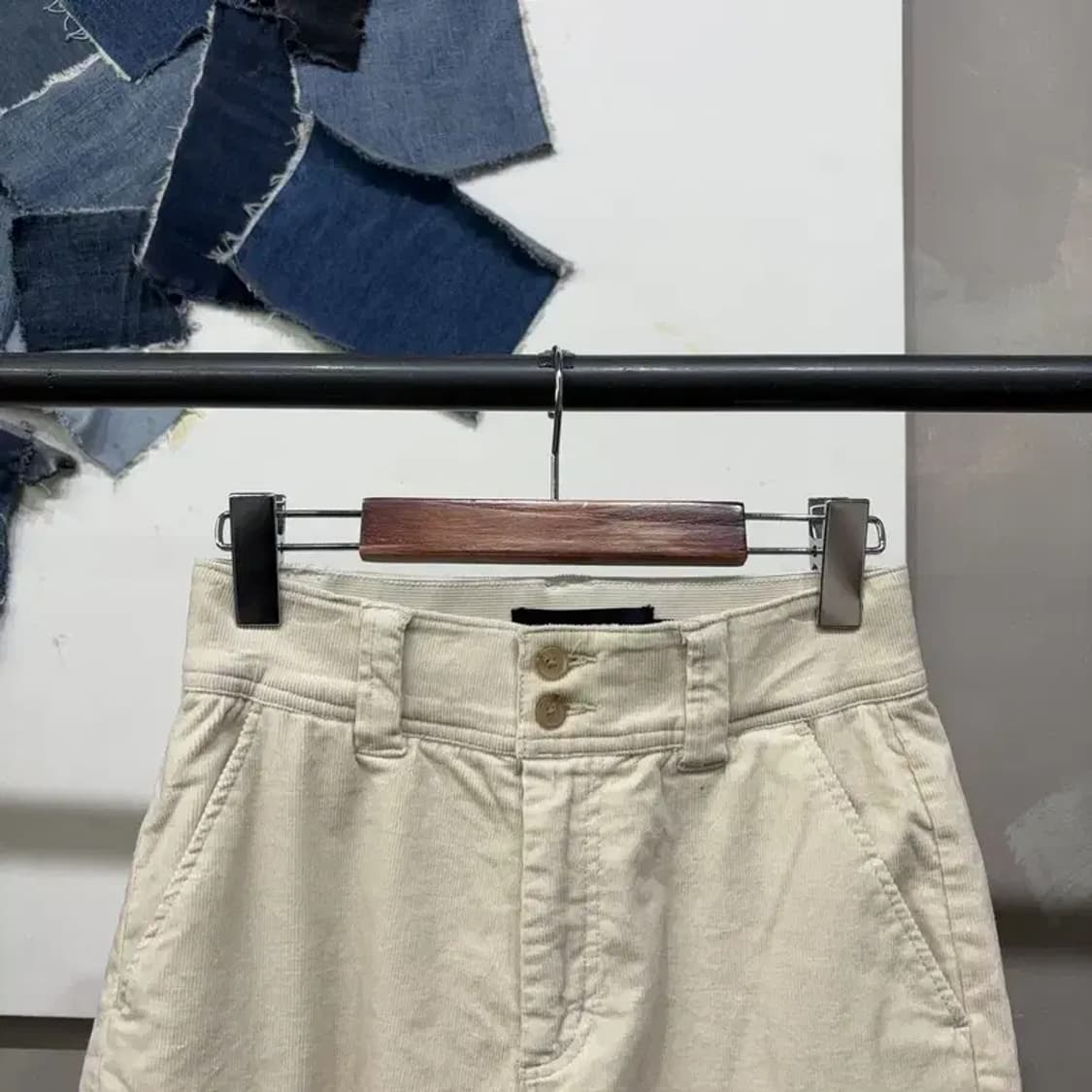 (24~26인치) 버커루 여성 밴딩 골덴 코듀로이 카고팬츠 상품이미지2