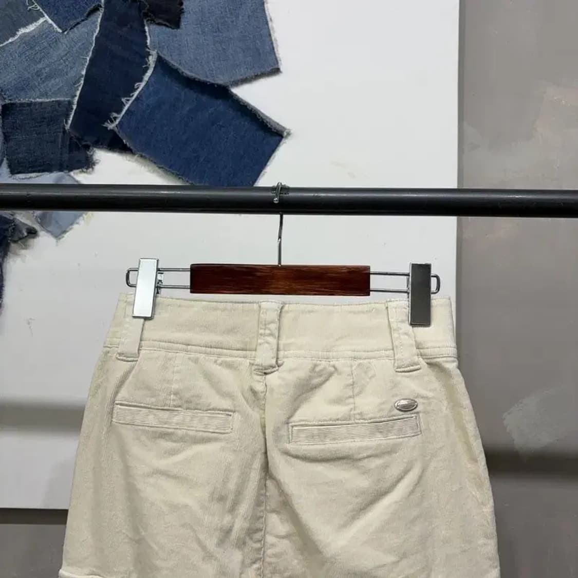 (24~26인치) 버커루 여성 밴딩 골덴 코듀로이 카고팬츠 상품이미지4