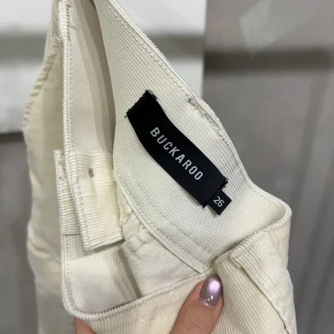 (24~26인치) 버커루 여성 밴딩 골덴 코듀로이 카고팬츠 상품이미지5