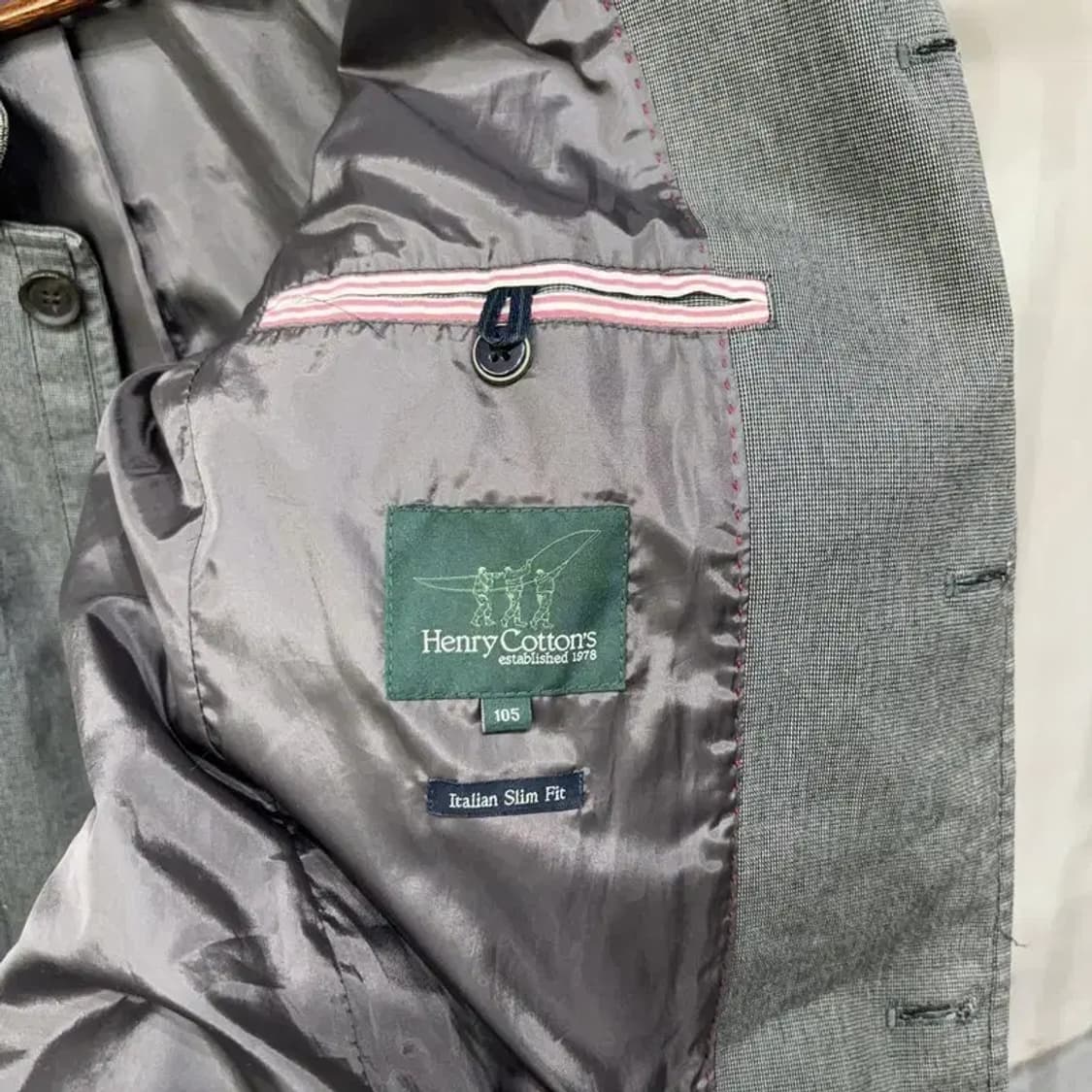 (105) 헨리코튼 캐주얼 클래식 투포켓 자켓 상품이미지5