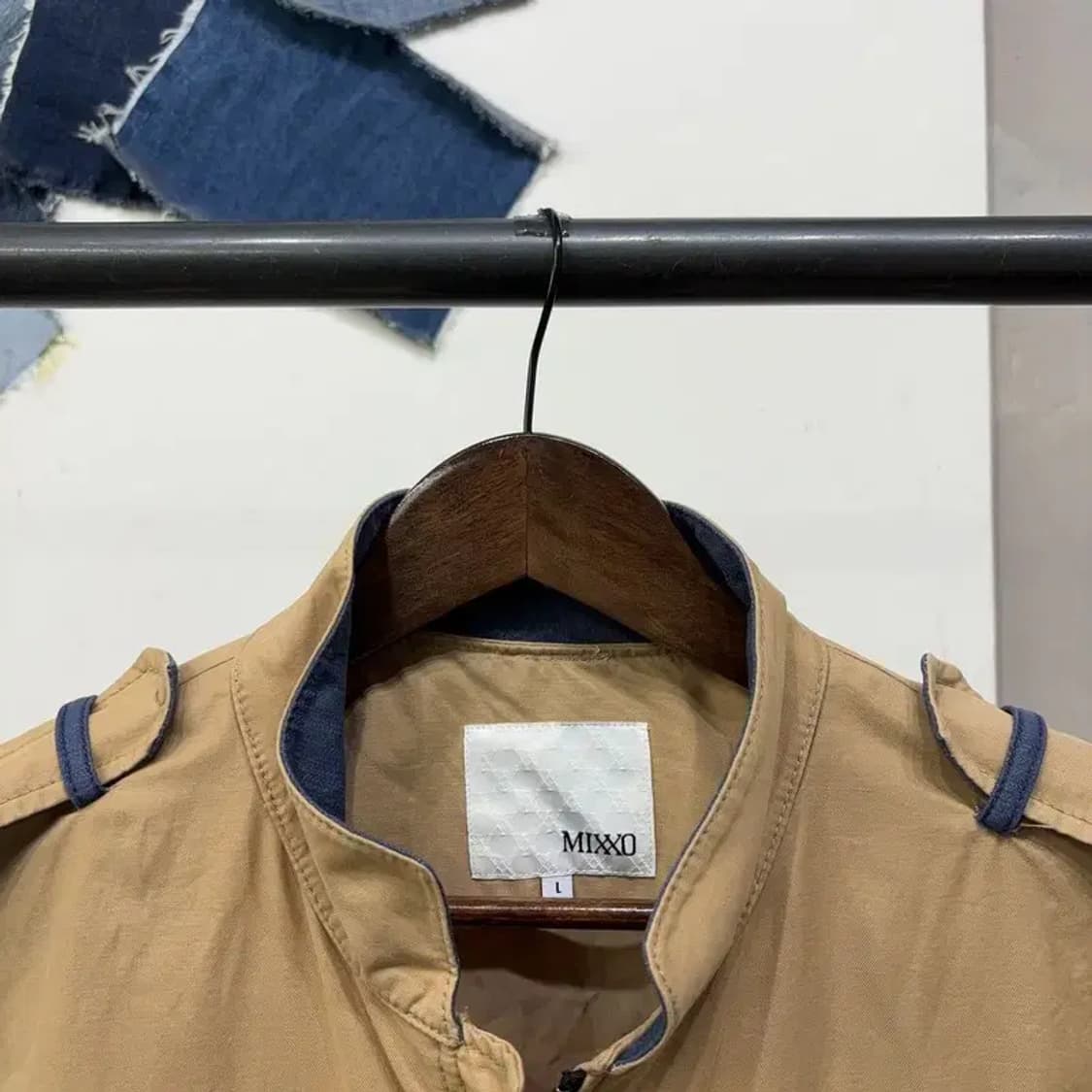 (95) 미쏘 여성 캐주얼 야상 배색 자켓 상품이미지2