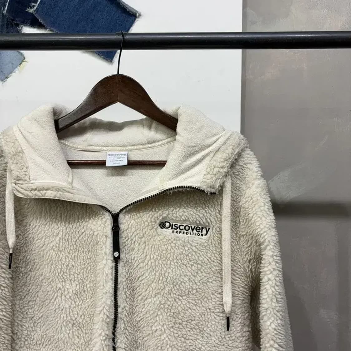 (100) 디스커버리 양털 뽀글이 쉐르파 후리스 자켓 상품이미지3