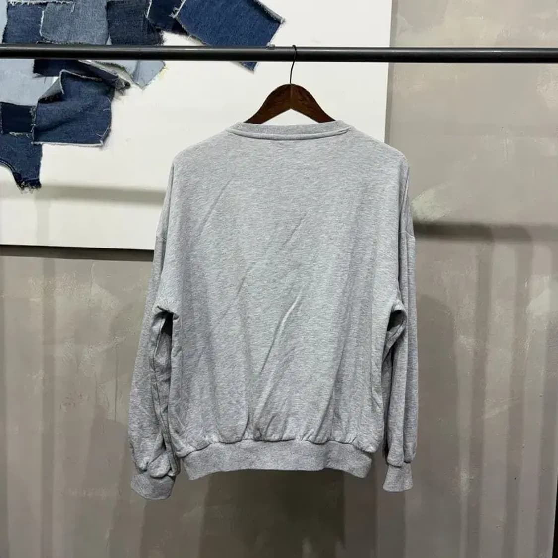 (90) 엘르 여성 캐주얼 무지 기모 맨투맨 긴팔 티 상품이미지4