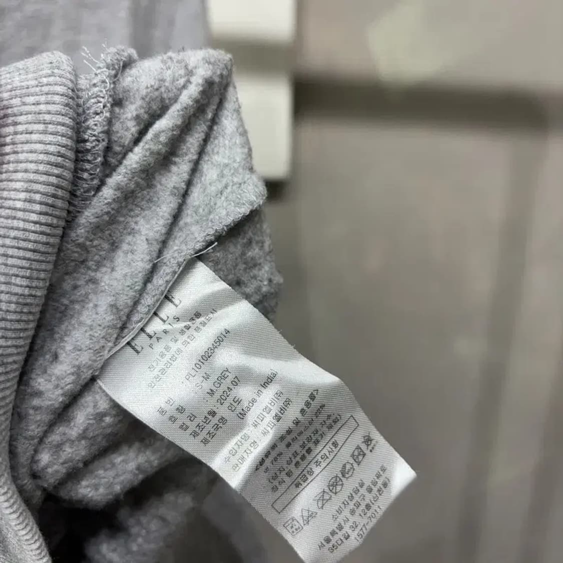 (90) 엘르 여성 캐주얼 무지 기모 맨투맨 긴팔 티 상품이미지5