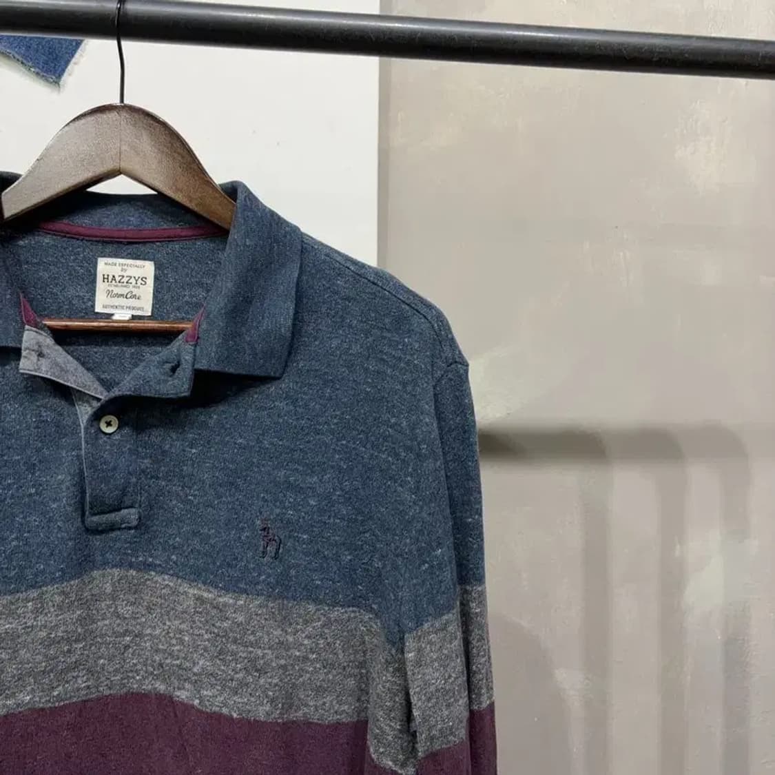 (105) 헤지스 캐주얼 클래식 긴팔 PK 카라티 상품이미지3