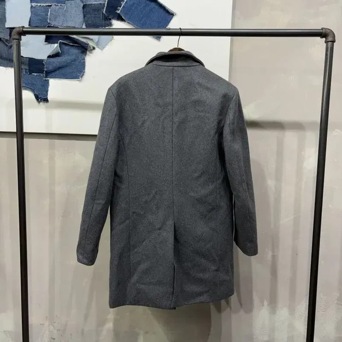 (105) 캘빈클라인 CK 캐주얼 모직 코트 상품이미지4