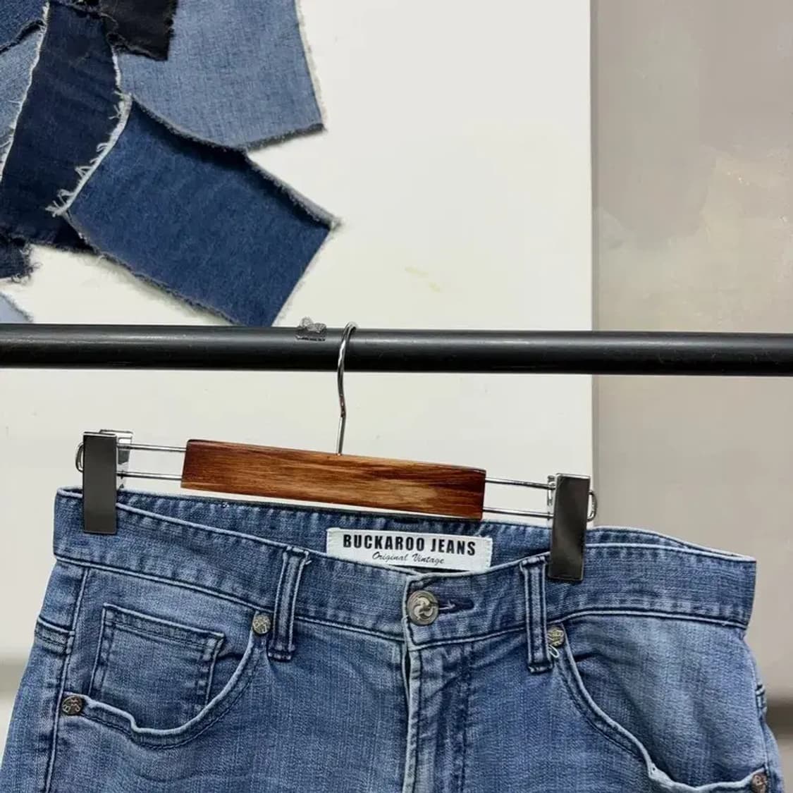 (32인치) 버커루 캐주얼 스트릿 워싱 스판 청바지 데님팬츠 상품이미지2