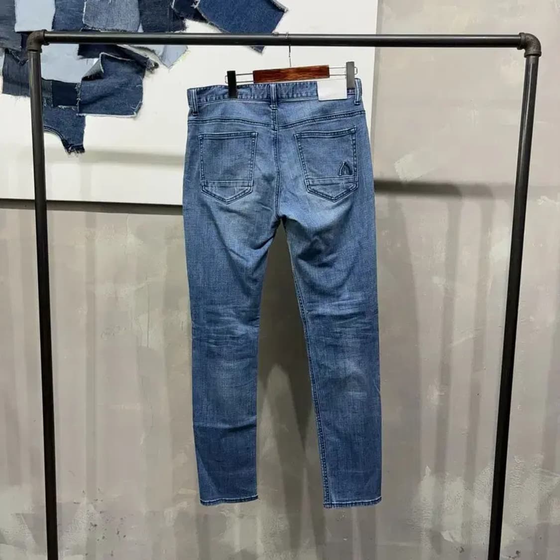 (32인치) 버커루 캐주얼 스트릿 워싱 스판 청바지 데님팬츠 상품이미지3