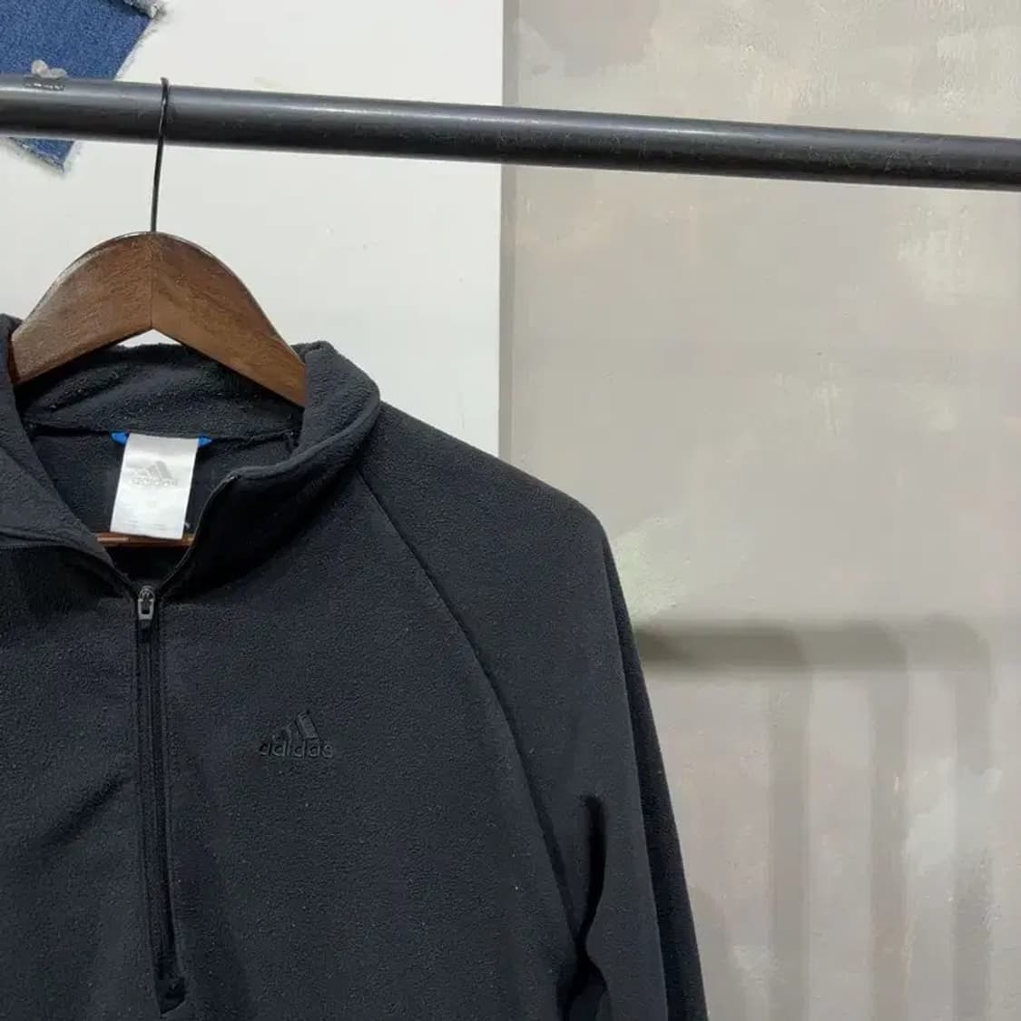 (95) 아디다스 스포츠 운동 반집업 후리스 긴팔티 상품이미지3