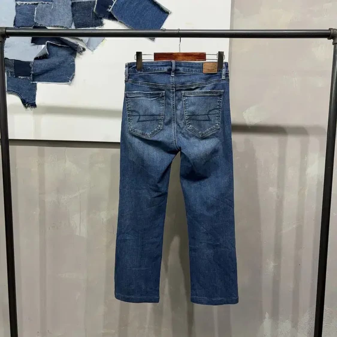 (26인치) 아메리칸이글 여성 빈티지 스판 진청바지 데님팬츠 상품이미지3