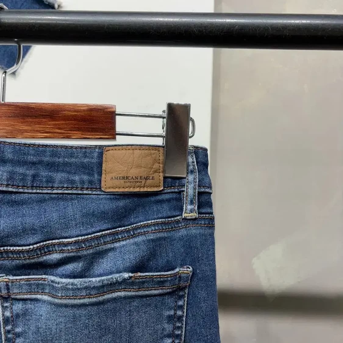 (26인치) 아메리칸이글 여성 빈티지 스판 진청바지 데님팬츠 상품이미지4