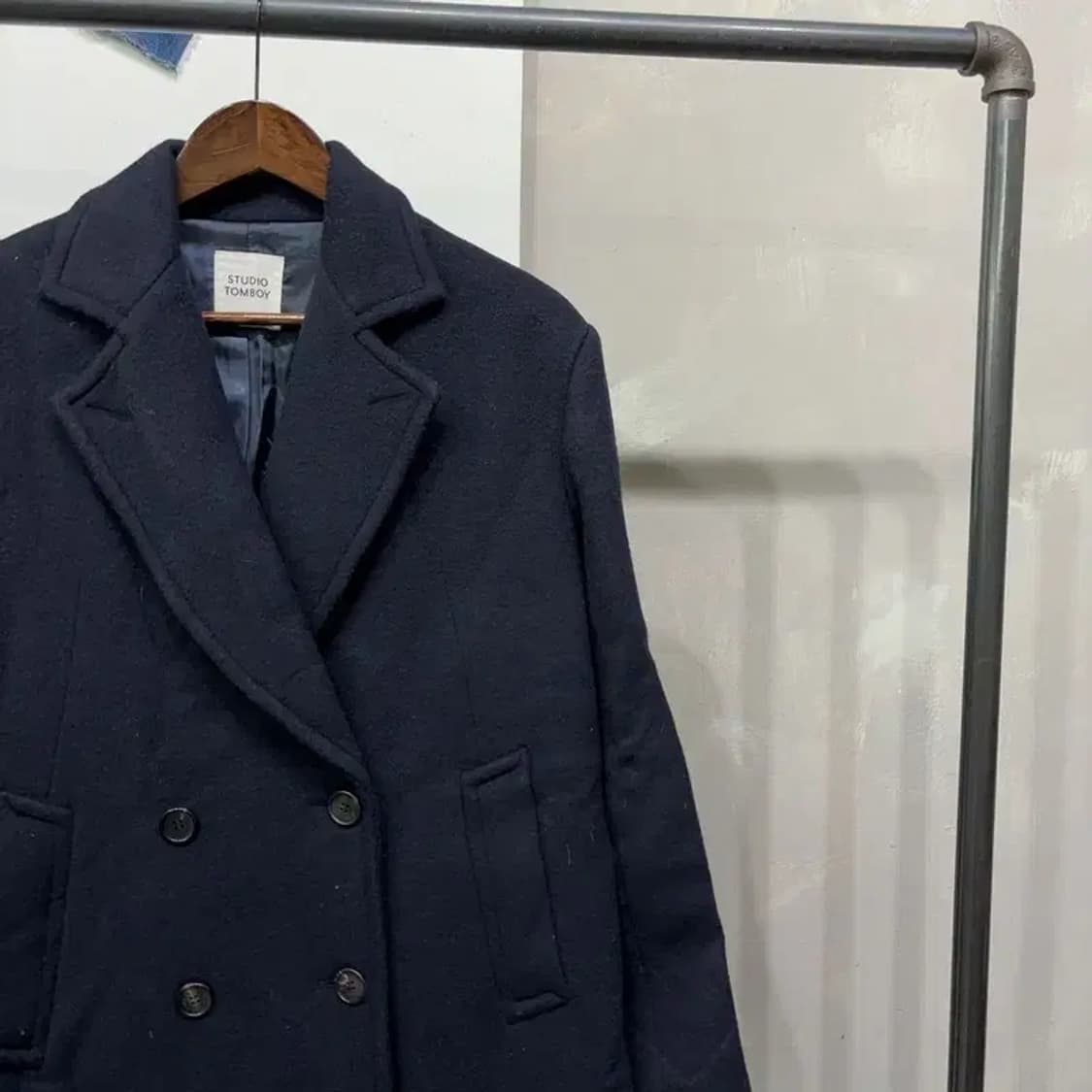 (85) 스튜디오톰보이 여성 캐주얼 더블 롱코트 상품이미지3