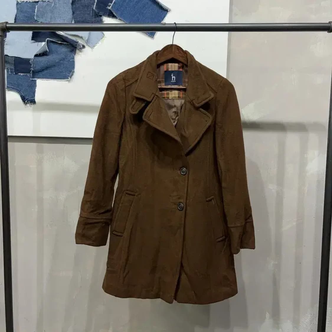 (85) 헤지스 여성 캐주얼 모직 더블코트 상품이미지1