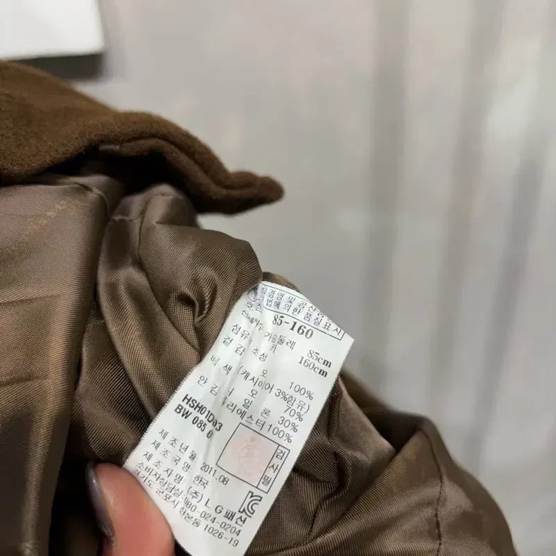 (85) 헤지스 여성 캐주얼 모직 더블코트 상품이미지5