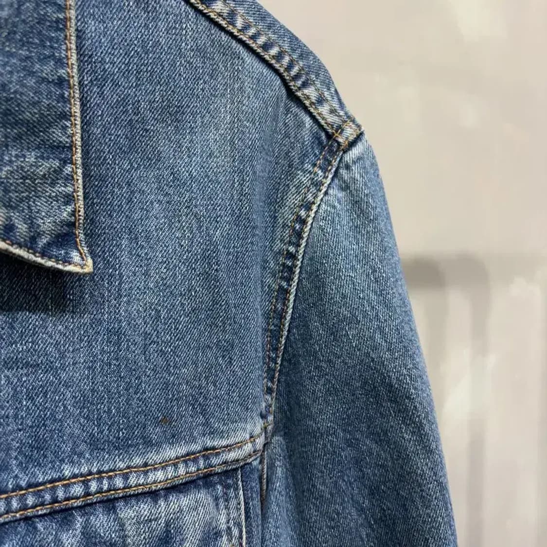 (100) 리바이스 70503 빈티지 컷팅 데님 트러커 청자켓 상품이미지5