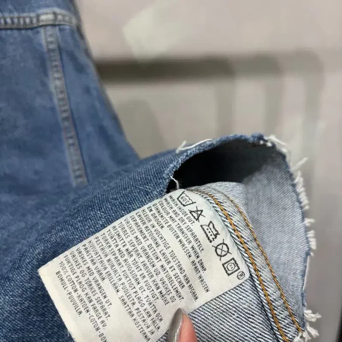 (100) 리바이스 70503 빈티지 컷팅 데님 트러커 청자켓 상품이미지6