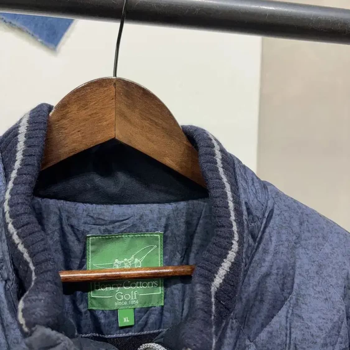 (105) 헨리코튼골프 퀼팅 오리털 니트 패딩 자켓 상품이미지2