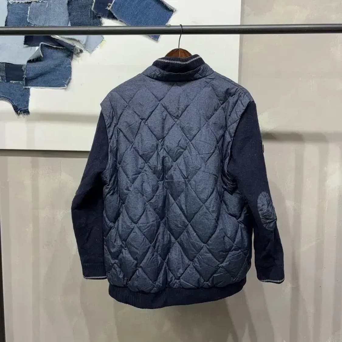 (105) 헨리코튼골프 퀼팅 오리털 니트 패딩 자켓 상품이미지4