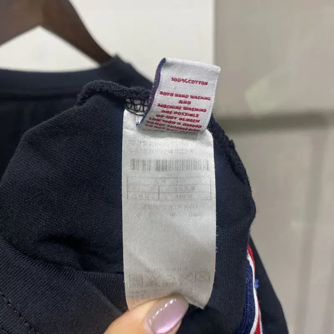 (105) US폴로 아센 캐주얼 자수 네이비 롱슬리브 긴팔 티 상품이미지5