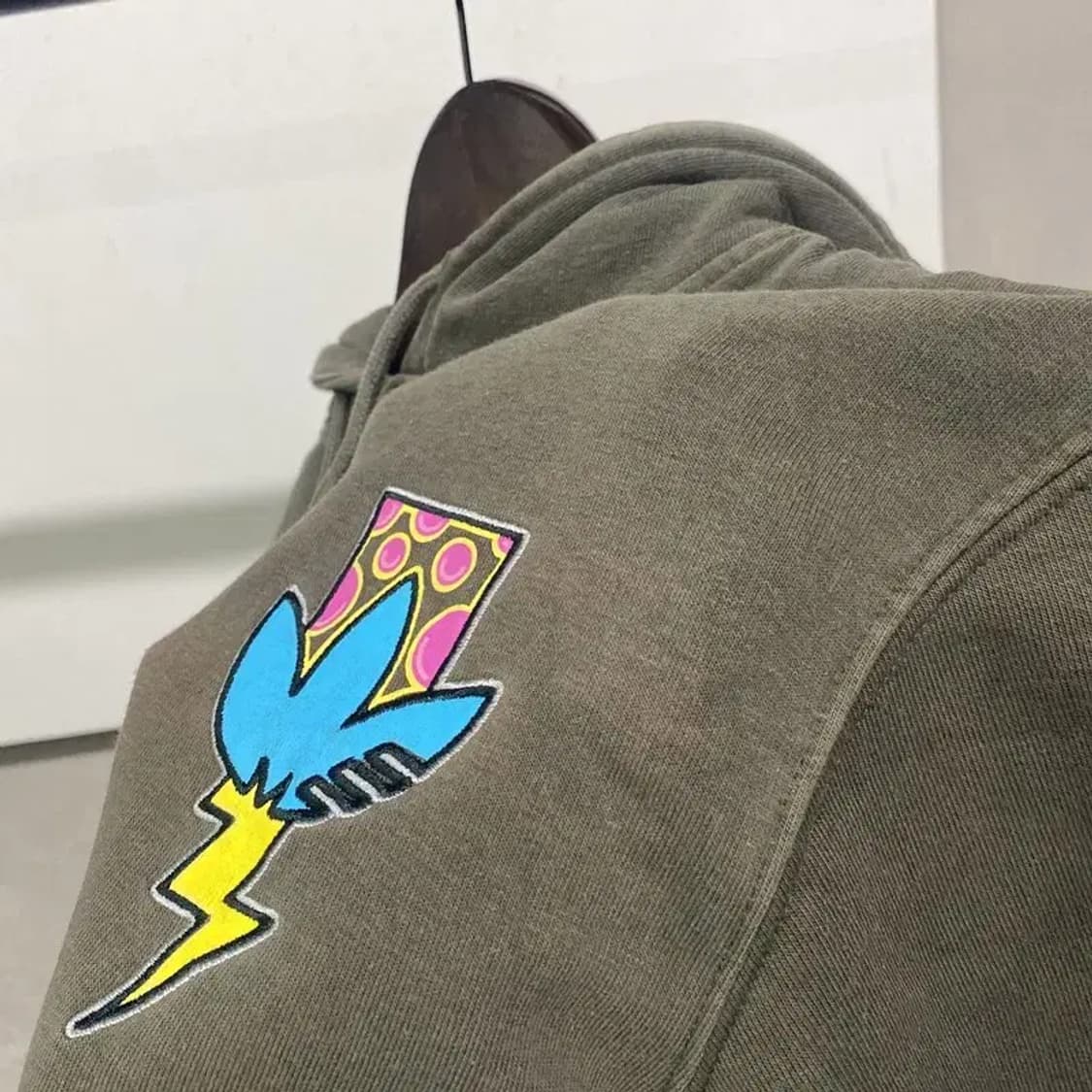 (95) 아디다스 빈티지 흑탭 올드스쿨 프린팅 기모 후드티 상품이미지6