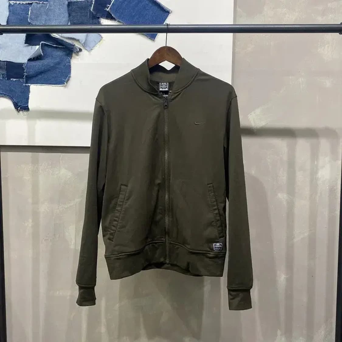 (100) 나이키 스포츠 드라이핏 기능성 저지 집업 자켓 상품이미지1