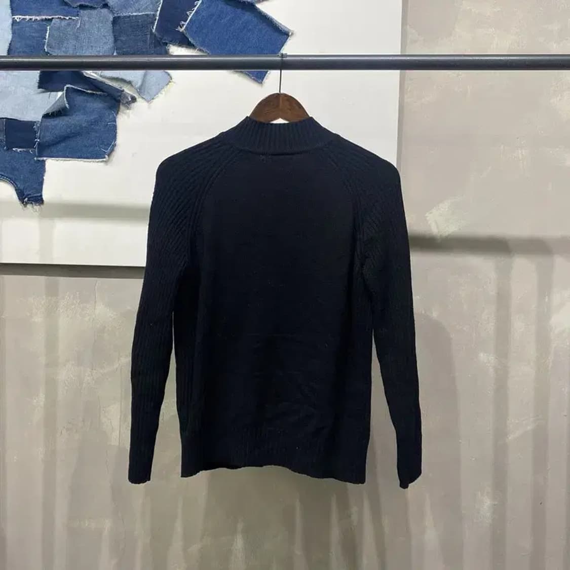 (95) 라코스테 여성 캐주얼 자수 니트 집업 자켓 상품이미지4