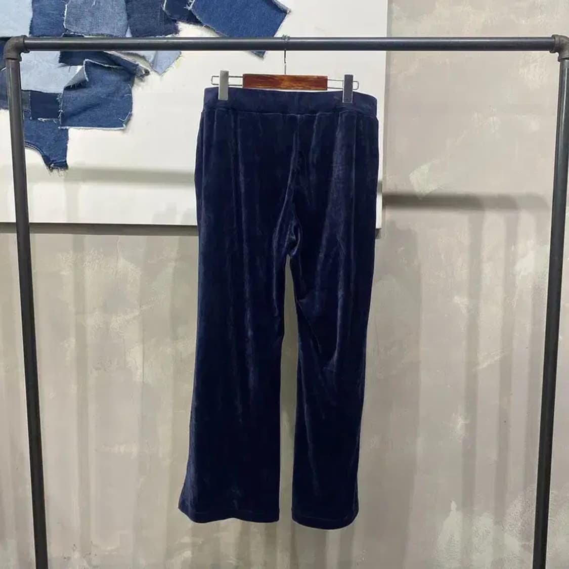 (28~30인치) 유니클로 여성 캐주얼 벨벳 밴딩 바지 팬츠 상품이미지3