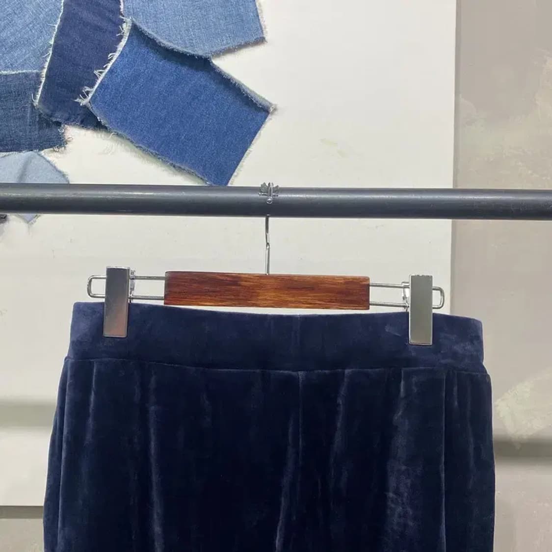 (28~30인치) 유니클로 여성 캐주얼 벨벳 밴딩 바지 팬츠 상품이미지4