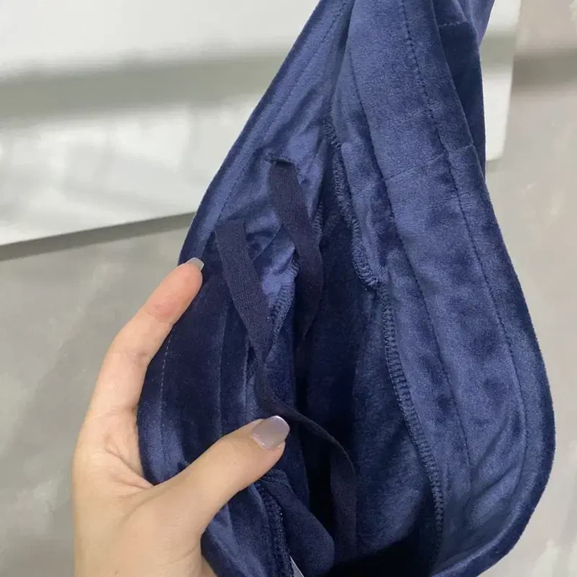 (28~30인치) 유니클로 여성 캐주얼 벨벳 밴딩 바지 팬츠 상품이미지5