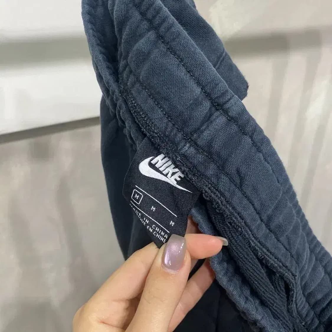 (30~32인치) 나이키 캐주얼 자수 밴딩 트레이닝팬츠 츄리닝바지 상품이미지5