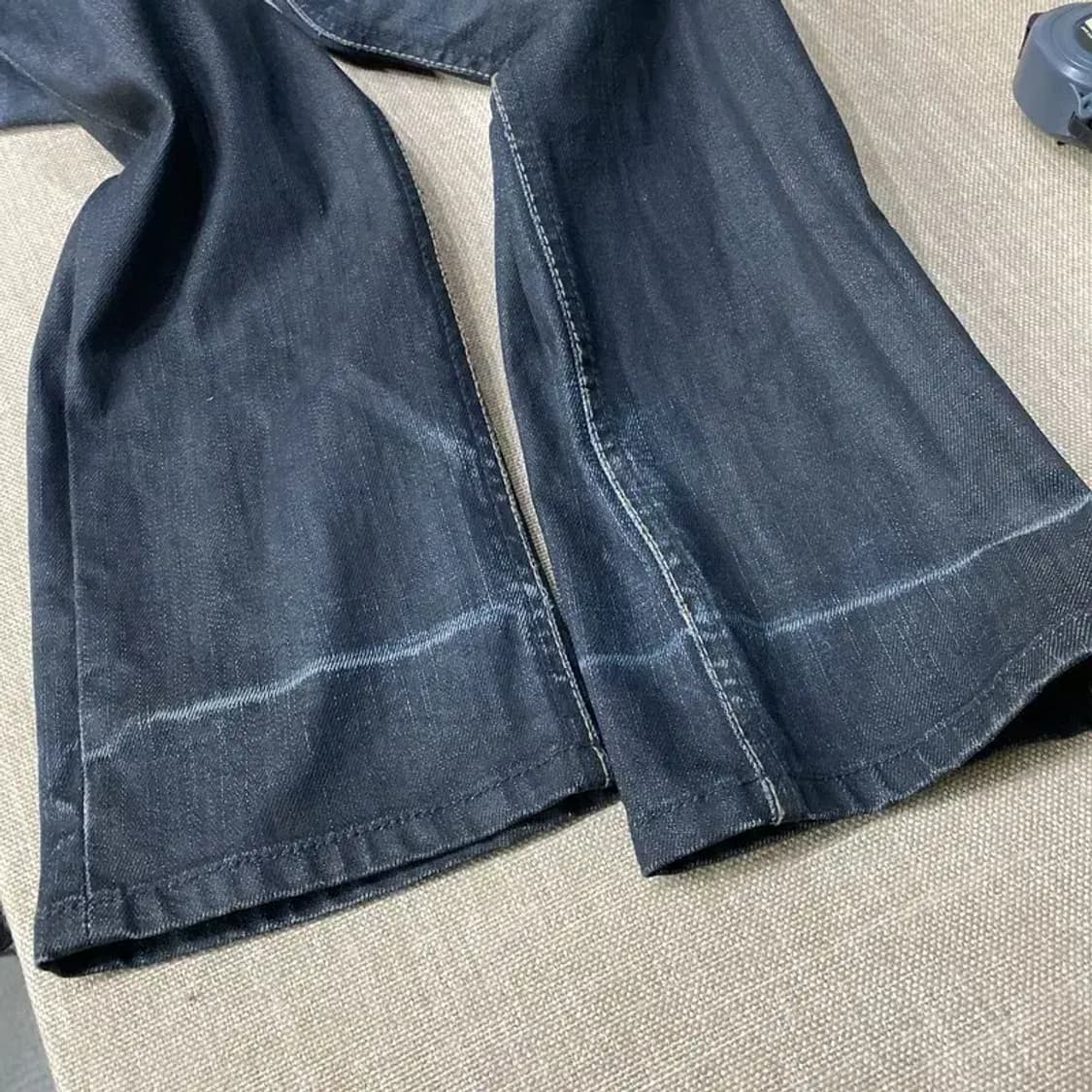(32인치) 에스크 ASK 빈티지 신치백 진청바지 데님팬츠 상품이미지7