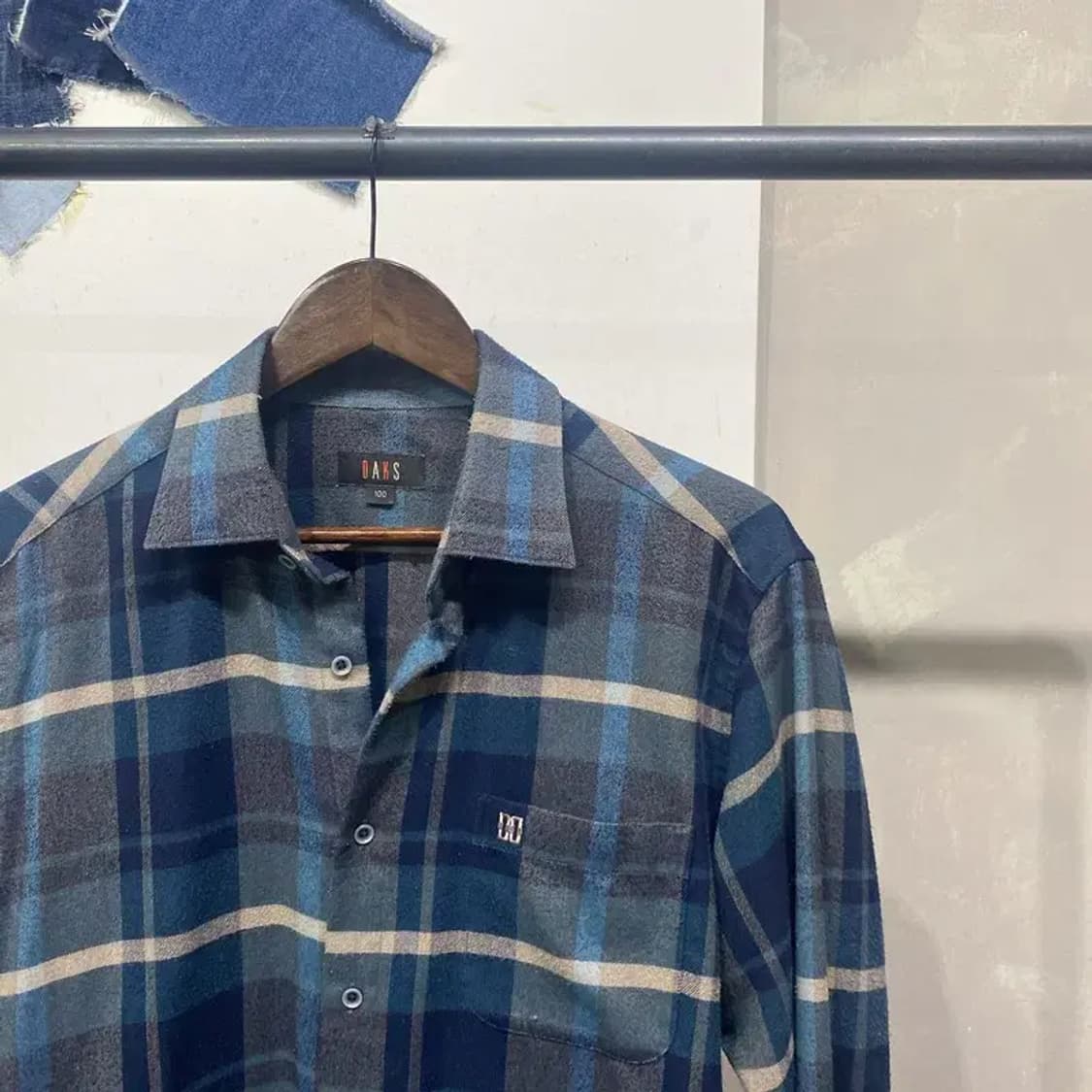 (100) 닥스 캐주얼 클래식 체크 셔츠 남방 상품이미지3