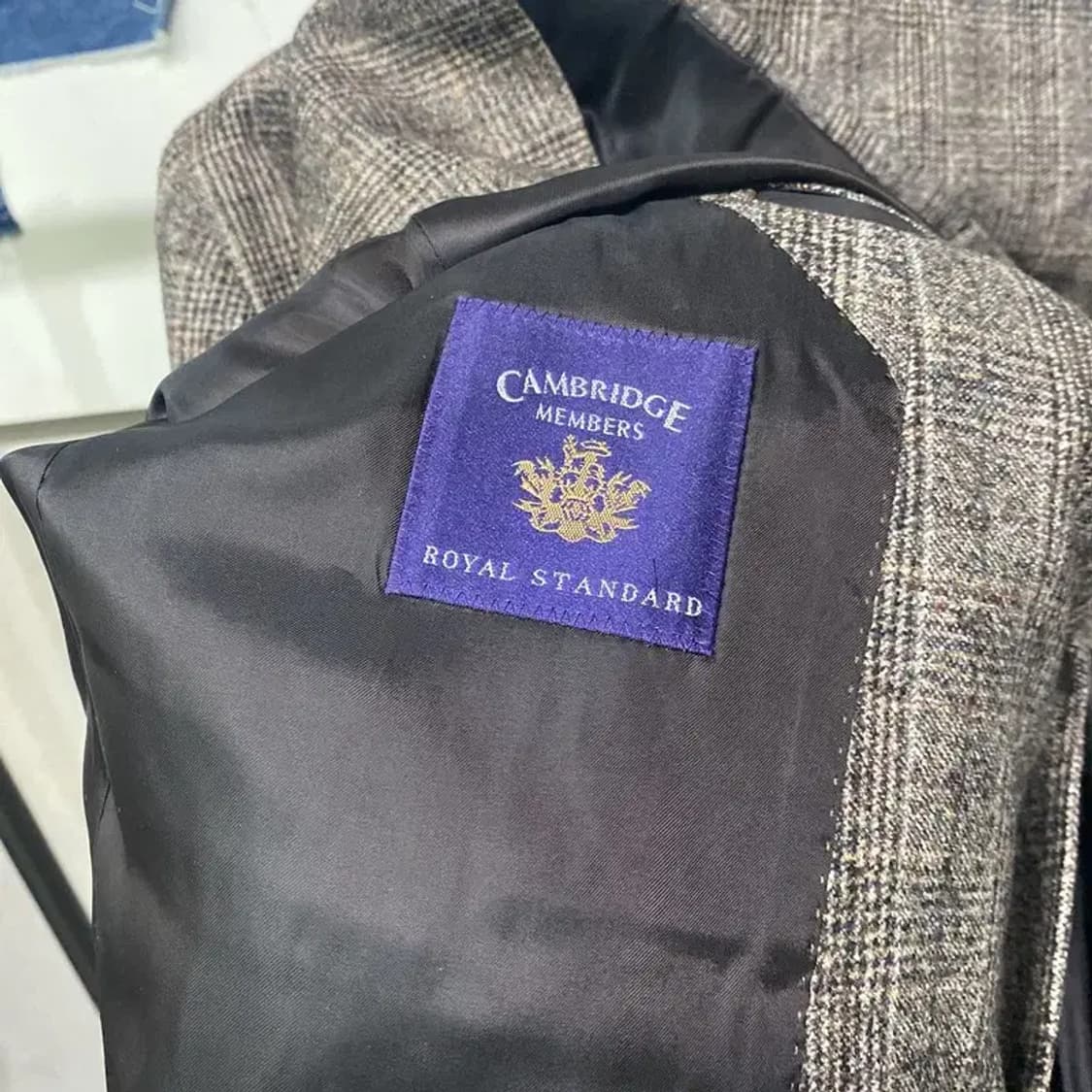 (110) 캠브리지멤버스 캐주얼 체크 울 블레이저 자켓 상품이미지5