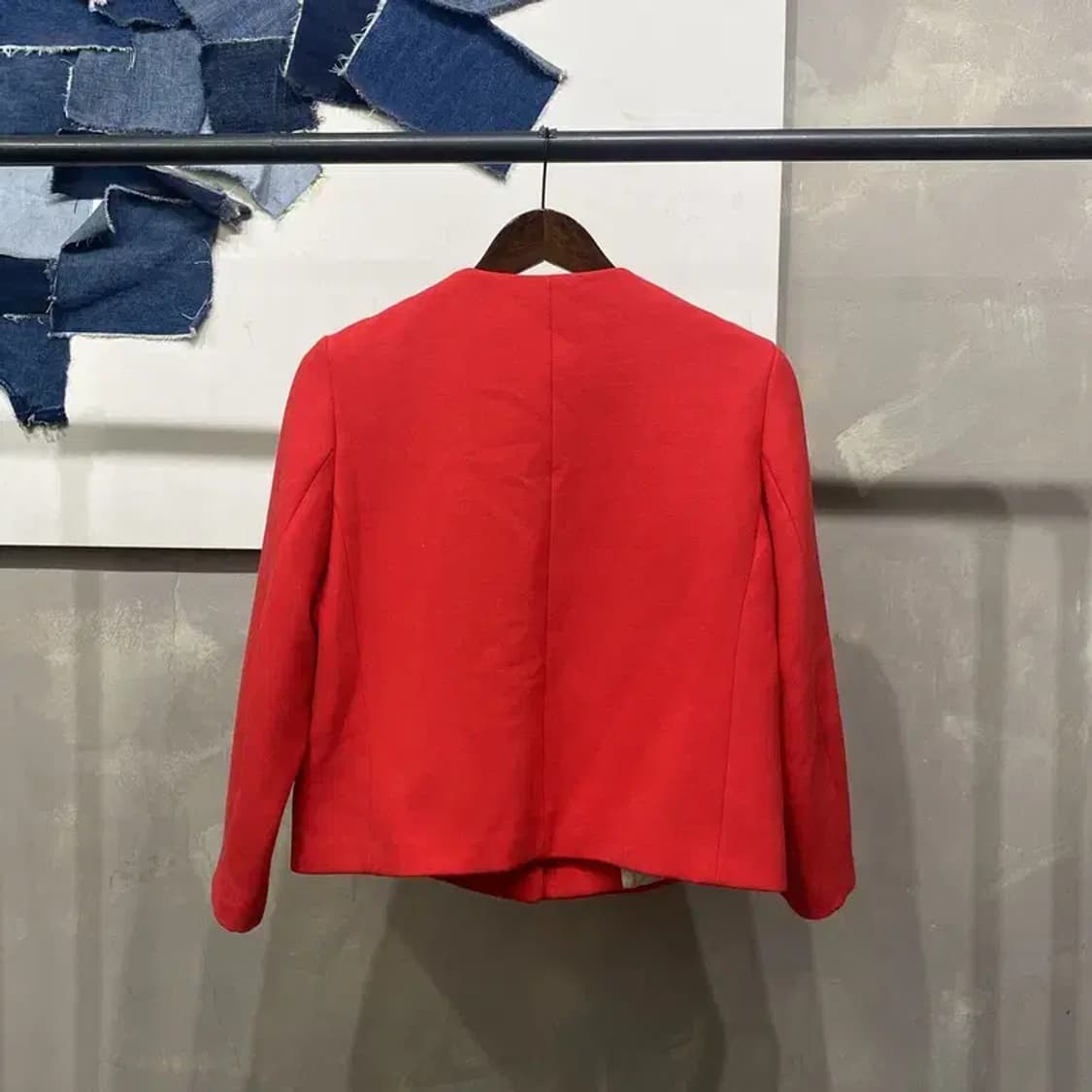 (90) 자라 ZARA 여성 베이직 버클 블레이저 자켓 상품이미지4