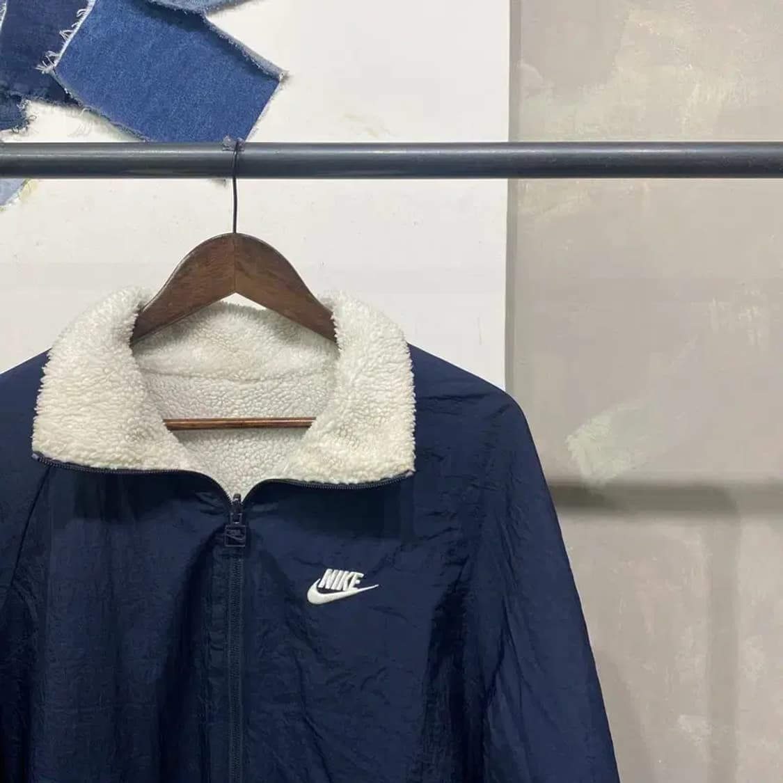 (105) 나이키 스트릿 양면 리버시블 바람막이 후리스 자켓 상품이미지7