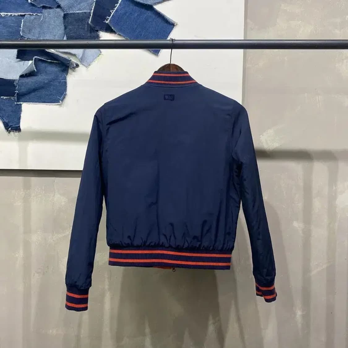 (90) MLB 클리브랜드 여성 양면 리버시블 경량패딩 블루종 자켓 상품이미지5