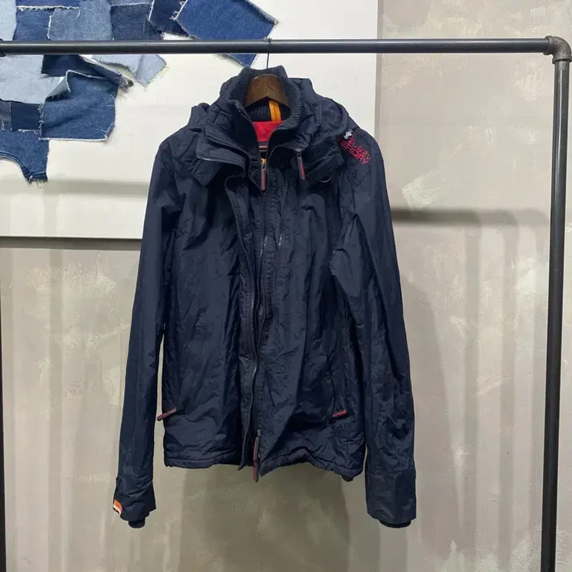 (105) 슈퍼드라이 캐주얼 기모 바람막이 자켓 상품이미지1