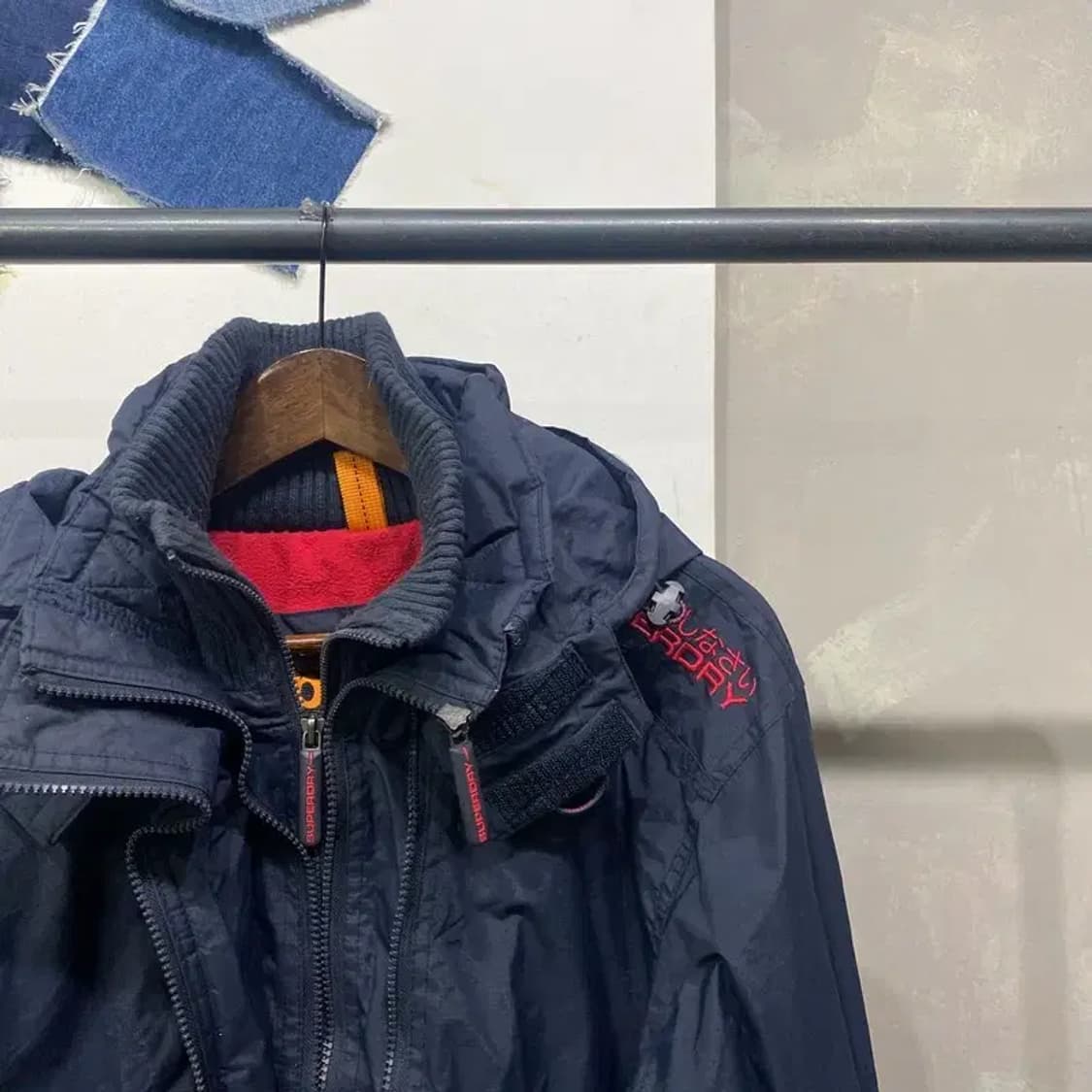 (105) 슈퍼드라이 캐주얼 기모 바람막이 자켓 상품이미지3