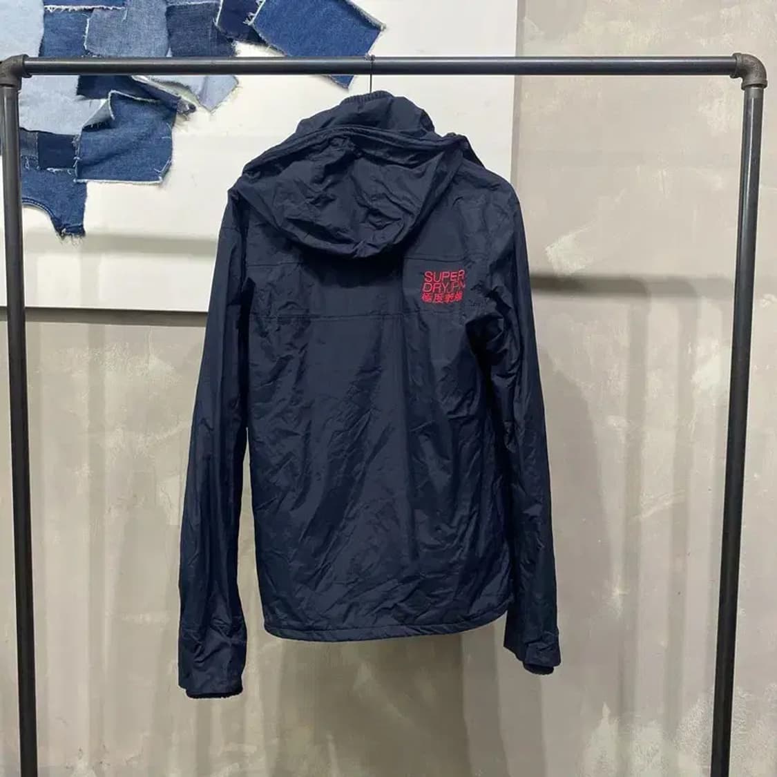 (105) 슈퍼드라이 캐주얼 기모 바람막이 자켓 상품이미지4