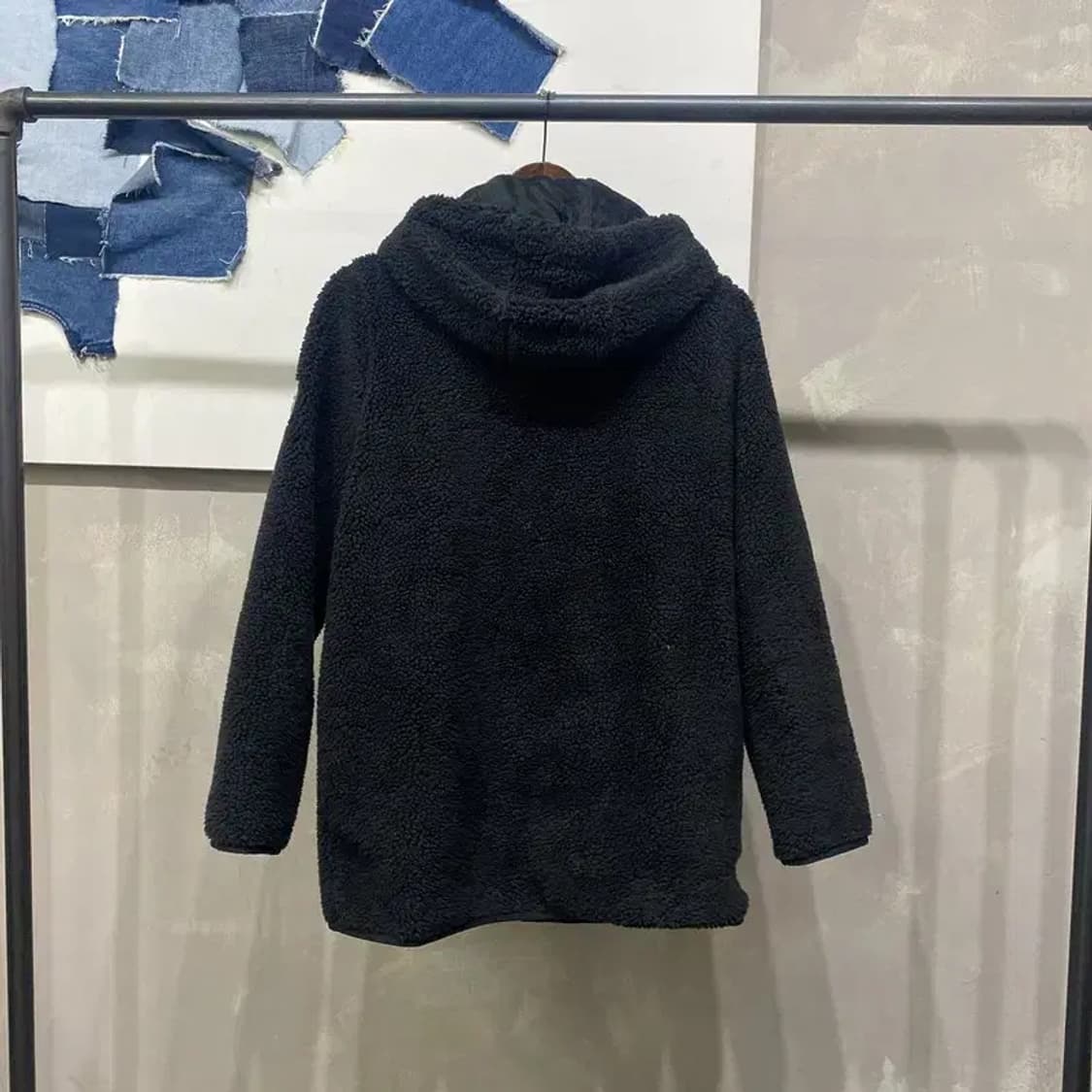 (100) 에디바우어 캐주얼 뽀글이 후리스 자켓 상품이미지5