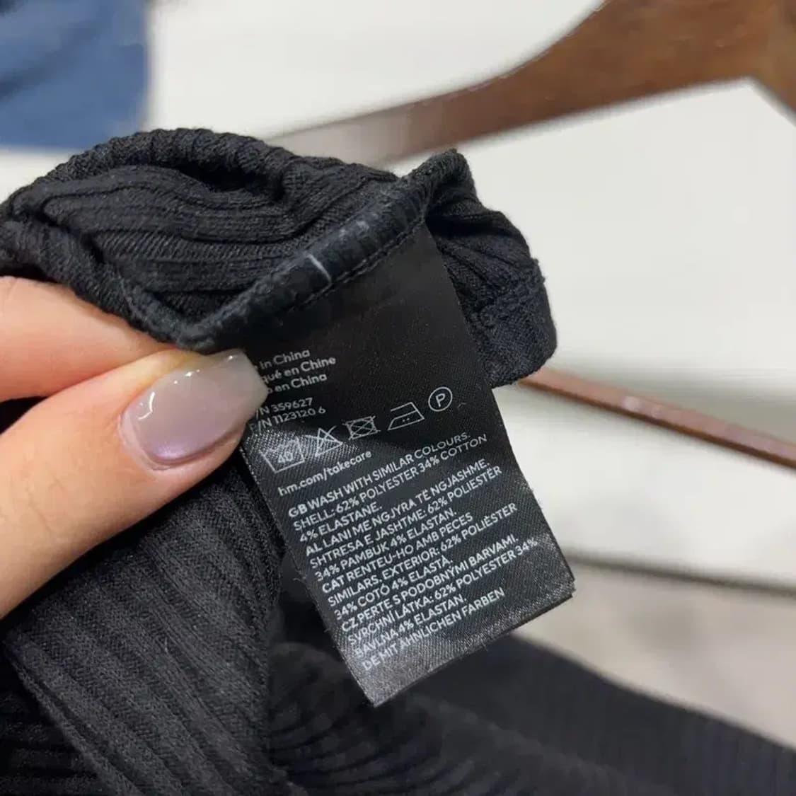 (85) H.M 흐앤므 여성 골지 퍼프 긴팔 티 상품이미지5